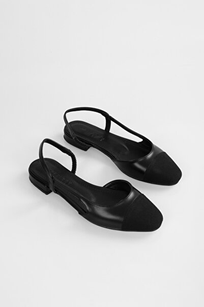 Shoeberry Dámské neformální baleríny Sefre Black Skin