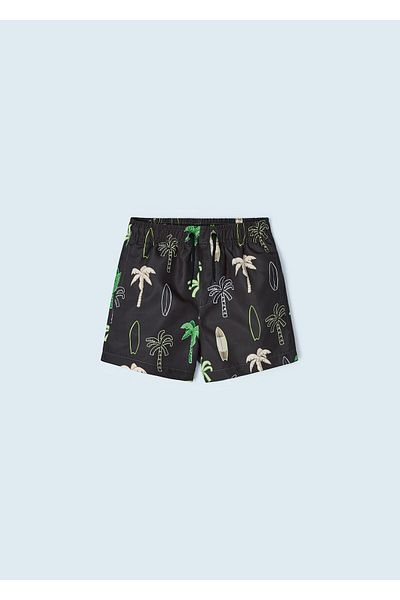 MAYORAL Pantaloni scurți imprimați pentru băiat - negri 3684