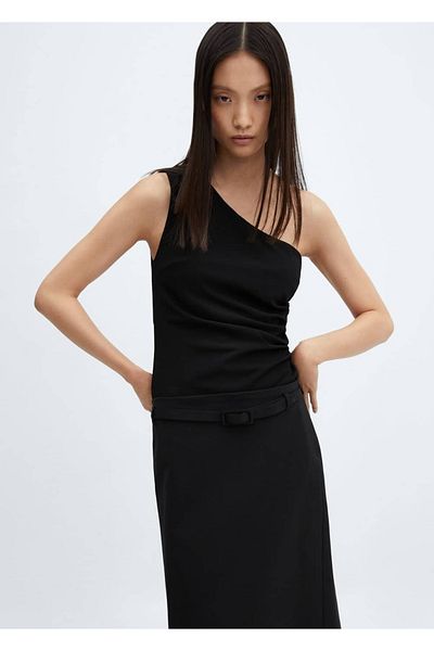 MANGO Woman Asymmetric design blouse