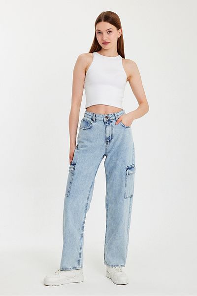 Rodi Pantaloni Jeans Dama Cargo 010 Rd24xu010910