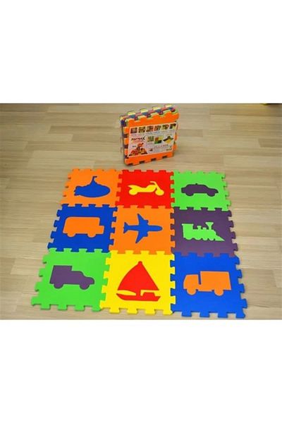 Evistro وسادة لعب إيفا بازل 7 ملم مركبات 33x33 سم 9 قطع