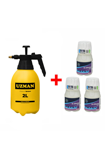 Uzman 3 Adet K-othrine Sc50 50ml Hamam Böceği, Kalorifer Ilacı Ve 2,5 Basınçl...