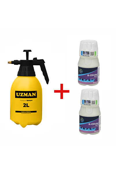 Uzman 2 Adet K-othrine Sc50 50ml Hamam , Böceği Ilacı Ve 2lt Gardener Basınçl...