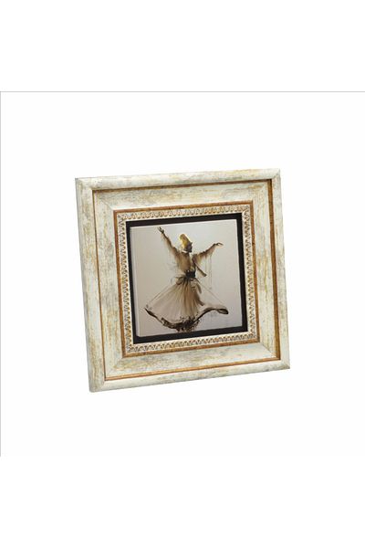 Sadrazam Pictură cu piatră naturală imprimată Dervish 20x20 Krt-74