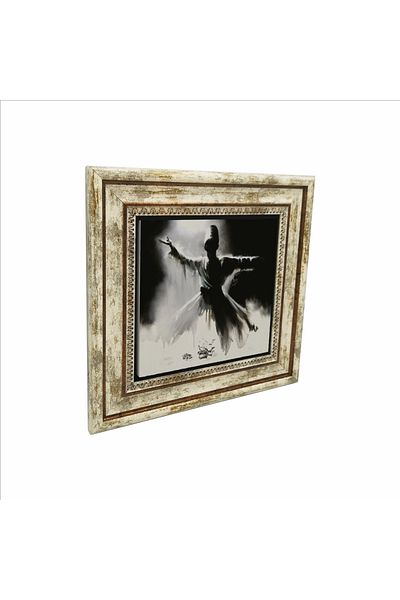 Sadrazam Pictură cu piatră naturală imprimată Dervish 25x25 Krt-75