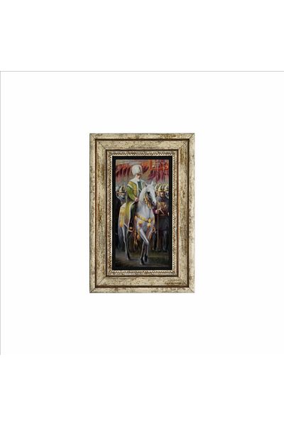 Sadrazam Sultanul 2 Pictură cu piatră naturală imprimată Beyazıt 20x30 Drt-24