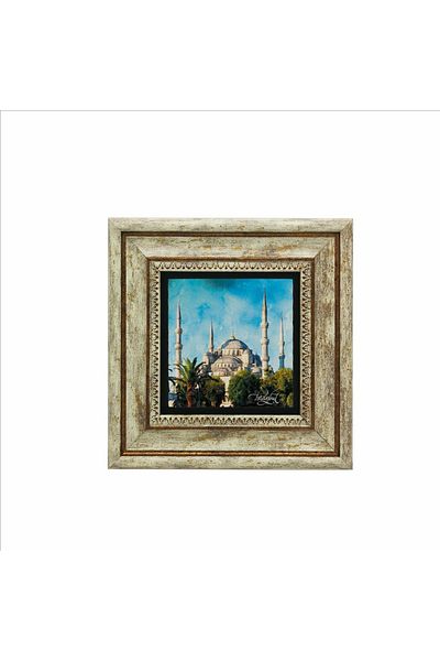 Sadrazam Masa din piatra naturala imprimata Moscheea Sultanahmet 20x20 Krt-13