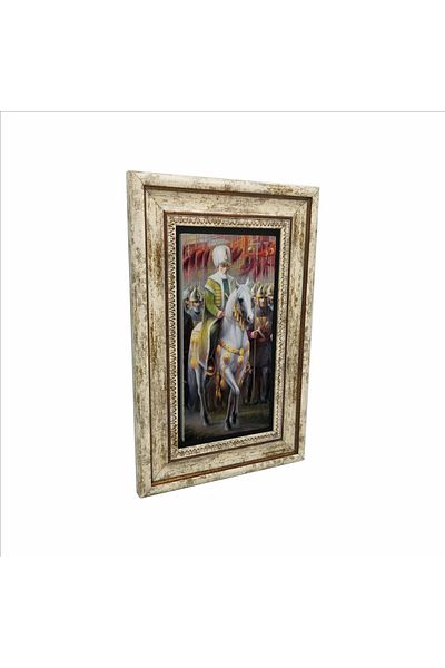 Sadrazam Sultanul 2 Pictură cu piatră naturală imprimată Beyazıt 20x30 Drt-24