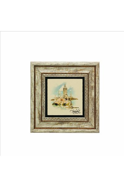 Sadrazam Mese simbolice din Istanbul Tablou imprimat cu piatra naturala 20x20 Krt-27