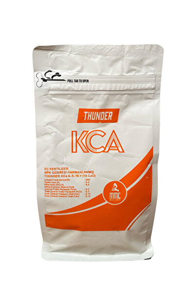 MMC BIOLOGY Thunder Kca 6-5-16 (10 CAO) 1 Kg Harmanlanmış Npk Gübresi (AZOT,F...