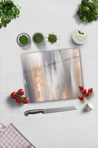 Decorita Glass Cutting Board - Glass Cutting Board |   Canvas Textured |   29...