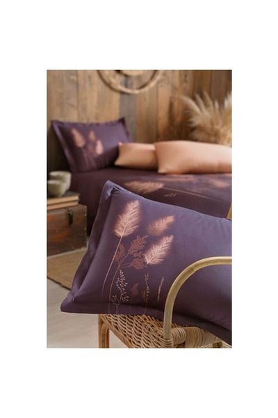 Özdilek Pastoral Double Soft Leaf Satin Duvet Cover Set