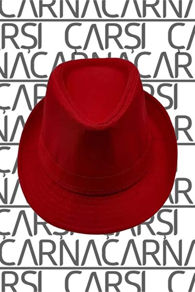 nacar çarşı Unisex Çocuk Kırmızı Fötr Şapka 23 Nisan 29 Ekim Gösteri