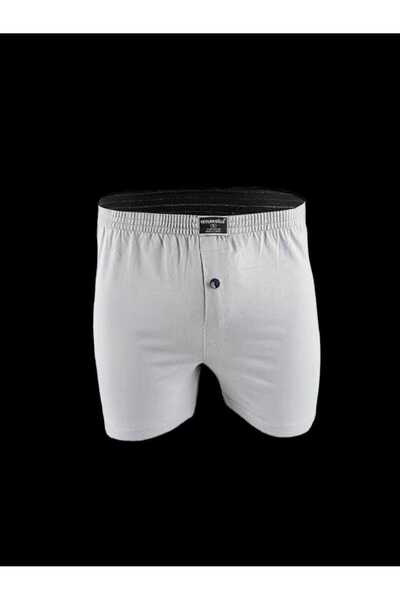 Ceylanoğlu Erkek Boxer Havlu Bel 1. Kalite Penye %100 Pamuk (Düğmeli)