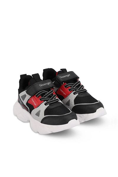 Slazenger Pantofi NELSON Unisex pentru copii Negru / Roșu