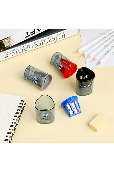 NaSaDAN Large Size Double Chamber Sharpener Pencil Opener 1 Piece