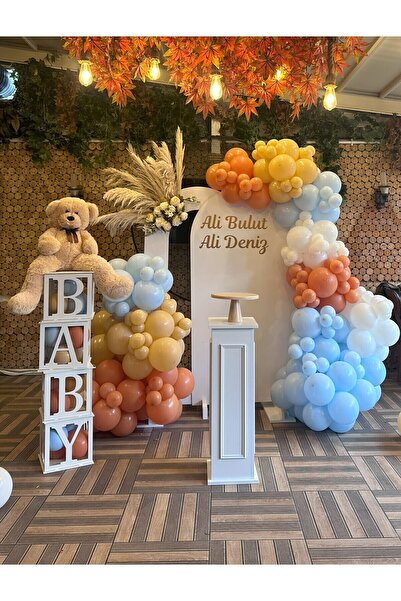 dekormatik Baby Shower Bebek Partisi Kutlama Balon Seti