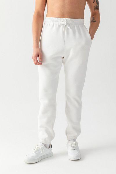 MUTANT Peak Embroidered Sweatpants White