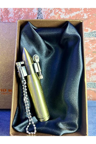 doğan hediyelik MERMİ MODEL BENZİNLİ ŞIK TASARIM METAL ÇAKMAK