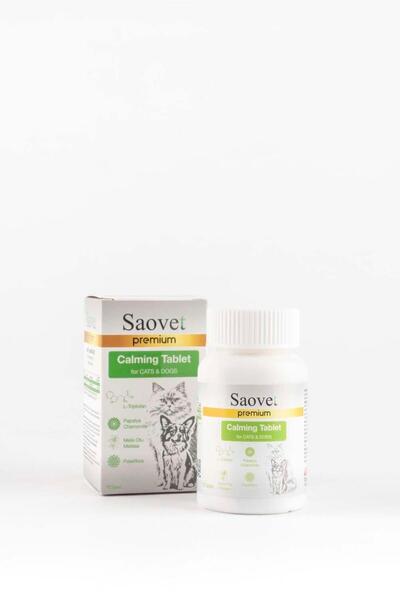 Saovet Calming Tablet Kediler ve Köpekler İçin Sakinleştirici Tablet 75gr