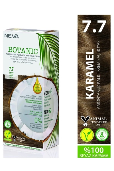 Botanic Amonyaksız Kalıcı Krem Boya Seti 7.7