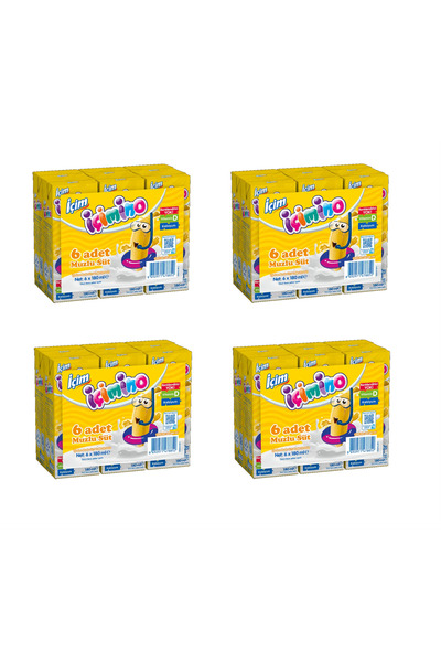 İçim İçimino Muzlu Süt 180 Ml X 24 Adet