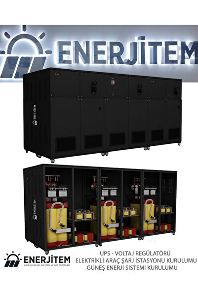 ENERJİTEM Voltaj Regülatörü Statik 250 Kva Trifaze Özel Üretim,Çok Sessiz, 25...