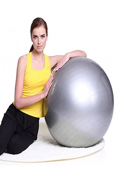 Leyaton 55 CM Pilates Topu (Gri)