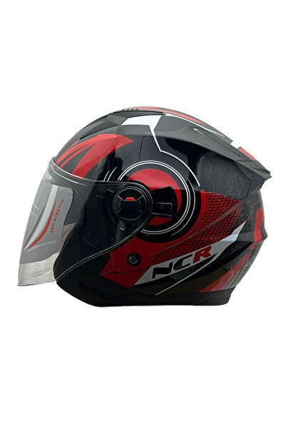 NCR MOTOSİKLET NCR YAZLIK YARIM GÜNEŞ VİZÖRLÜ KASK