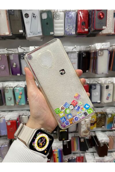 güntekno Xiaomi Redmi Note 9S Kılıf SOSYAL MEDYALI KILIF