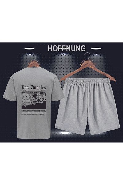 HOFFNUNG Full Shorts Los Angeles Unisex Bottom Top Set