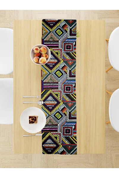Gofre Home Runner Metro Patterned Digital Print Runner