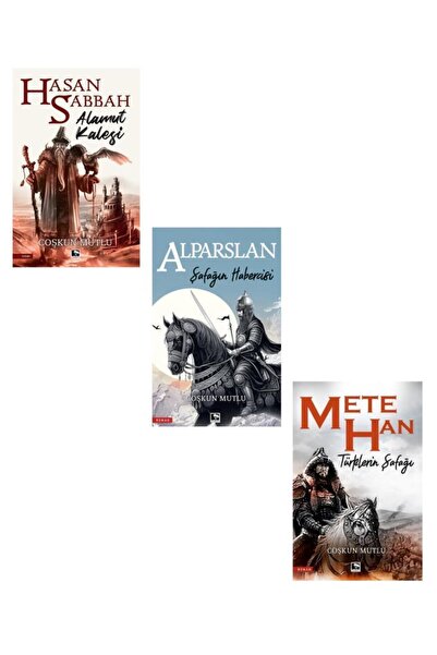 Çınaraltı Yayınları Coşkun Mutlu Seti 3 Kitap (Hasan Sabbah Alamut Kalesi + Ş...