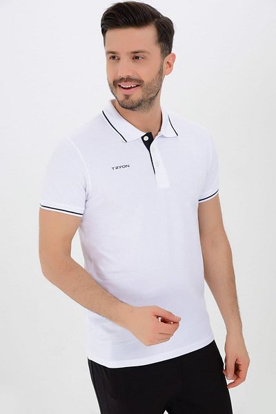 TRYON Tricou bărbați cu gât polo bumbac Beta Beta-1