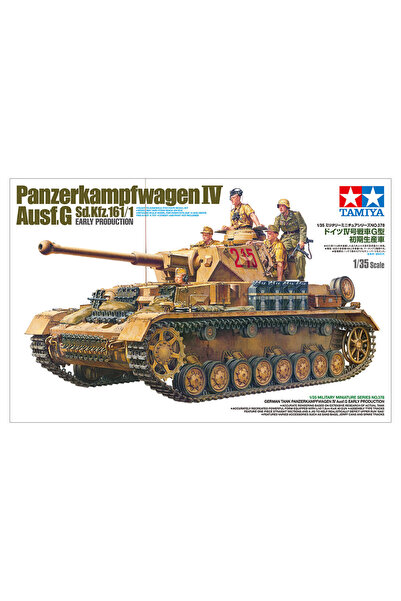 TAMIYA 1/35 German Tank Panzerkampfwagen IV Ausf.G Early Plastik Tank Maket K...