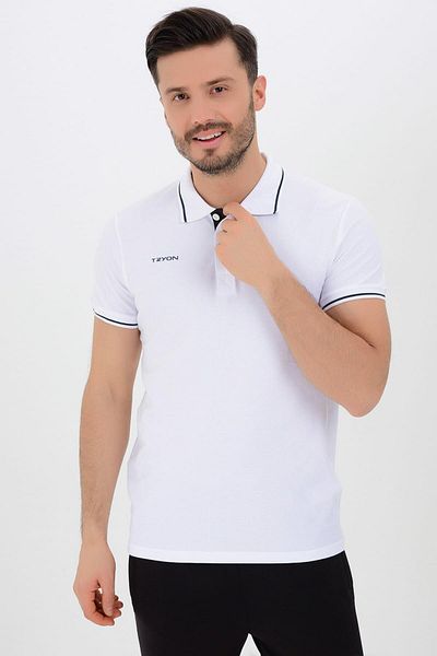 TRYON Tricou bărbați cu gât polo bumbac Beta Beta-1