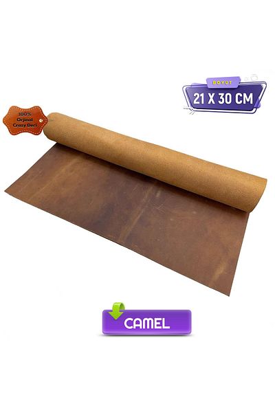 AiryFooT 21 x 30 см Crazy Leather Hobby Piece - Естествена кожа