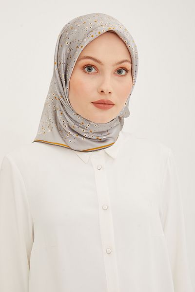 Armine Eșarfă de mătase 2023/24 Sezonul de primăvară și vară 8900d02 52 - Twill (TİVİL) Mătase