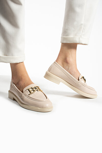 DUXAL SHOES Tegan Kadın Loafer Makosen Casual Toka Detay Günlük Ayakkabı