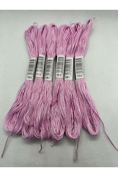 ALMİŞ 6 Pieces Single Color Etamine Cross Stitch Bracelet Brazilian Embroidery Thread-153