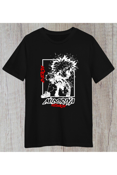 donamod Tricou unisex cu design de film anime Deku Midorıya Izıku supradimens...
