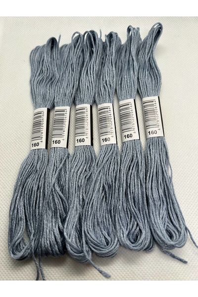 ALMİŞ 6 Pieces Single Color Etamine Cross Stitch Bracelet Brazilian Embroidery Thread-160
