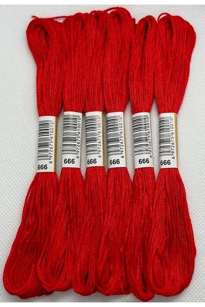 ALMİŞ 6 Pieces Single Color Etamine Cross Stitch Bracelet Brazilian Embroidery Thread 4-758
