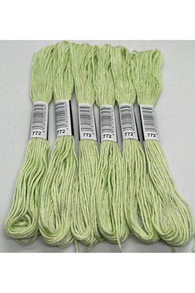 ALMİŞ 6 τμχ Μονόχρωμο Βραχιόλι Ατεμίνης Σταυροβελονιά Βραζιλίας Κέντημα Σχοινί 4-758