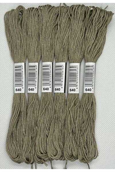 ALMİŞ 6 τμχ Μονόχρωμο βραχιόλι Ατεμίνης Σταυροβελονιά Βραζιλίας Κέντημα νήμα 3-602