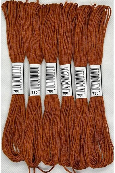 ALMİŞ 6 Pieces Single Color Etamine Cross Stitch Bracelet Brazilian Embroidery Thread 4-758