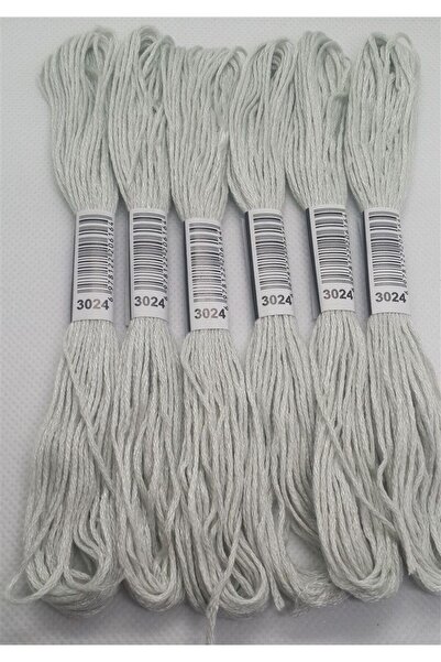 ALMİŞ 6 τμχ Μονόχρωμο βραχιόλι Ατεμίνης Σταυροβελονιά Βραζιλίας Κέντημα Σχοινί 7-3341