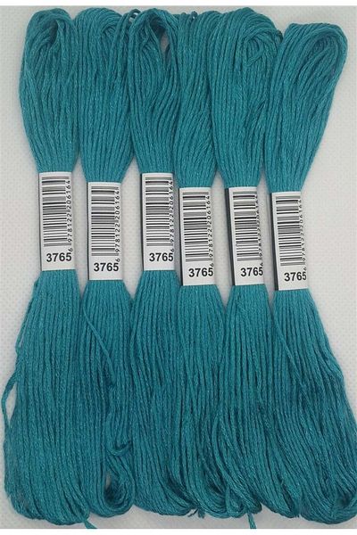 ALMİŞ 6 Pieces Single Color Etamine Cross Stitch Bracelet Brazilian Embroidery Thread 8-3713