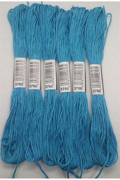 ALMİŞ 6 bucăți de o singură culoare etamină brățară cruce broderie braziliană 8-3713