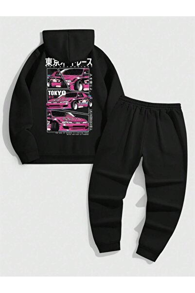 FECCY Set de trening negru unisex